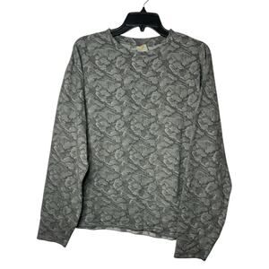 Shape Activewear Behind The Seams Extended Day Pullover‎ Camo Sweatshirt Medium